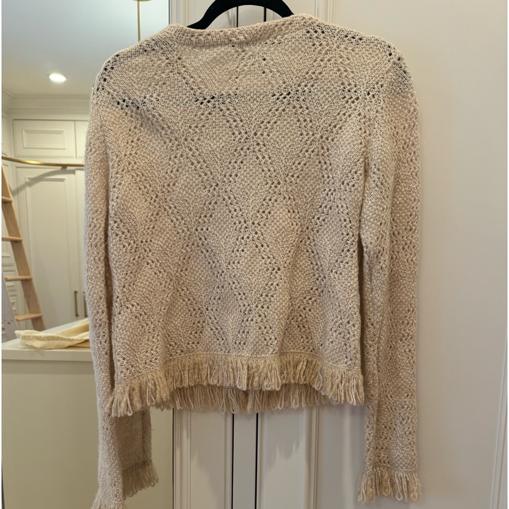 Valery cardigan size small made of 30% viscose, 60 % wool, 10% silk